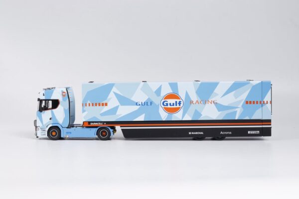 《車友代標》MAXWELL 1/64 SCANIA S730 V8 海灣塗裝 鷗翼門可開