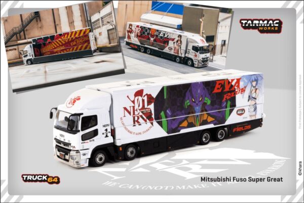 《車友代標》 Tarmac Works 1/64 福音戰士大貨櫃車