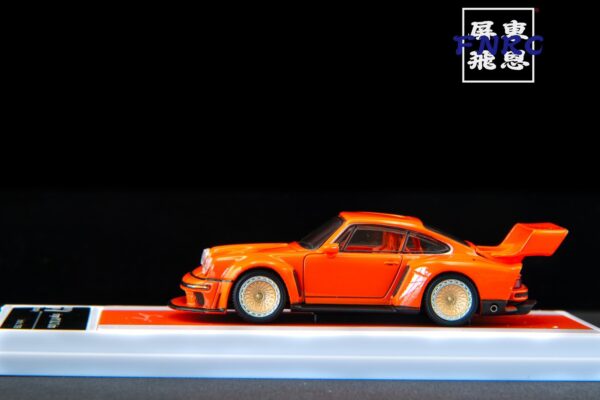 《車友代標》 FY 1/64 保時捷 Singer 911 DLS Turbo Track 橘色
