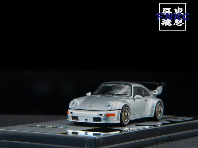 《車友代標》 Tarmac Works 1/64 保時捷 RWB 964 銀色