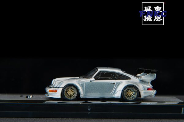 《車友代標》 Tarmac Works 1/64 保時捷 RWB 964 銀色
