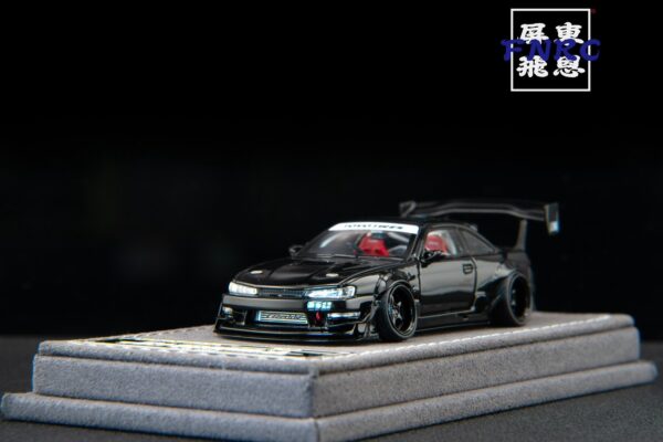 《車友代標》 Mortal Model 1/64 x 香港汽車博覽會 Nissan S15 黑色大尾翼