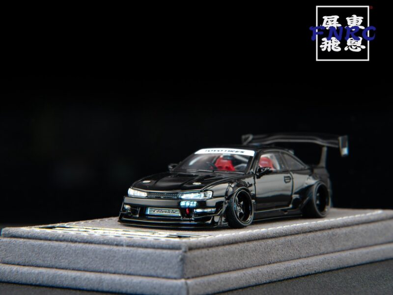 《車友代標》 Mortal Model 1/64 x 香港汽車博覽會 Nissan S15 黑色大尾翼