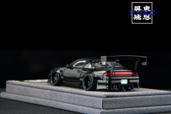 《車友代標》 Mortal Model 1/64 x 香港汽車博覽會 Nissan S15 黑色大尾翼