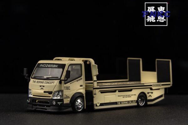 MICROTURBO 1/64 TBC聯名 全落地平板改裝拖車