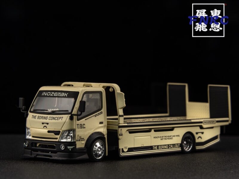 MICROTURBO 1/64 TBC聯名 全落地平板改裝拖車 MICROTURBO 1/64 TBC聯名 全落地平板改裝拖車