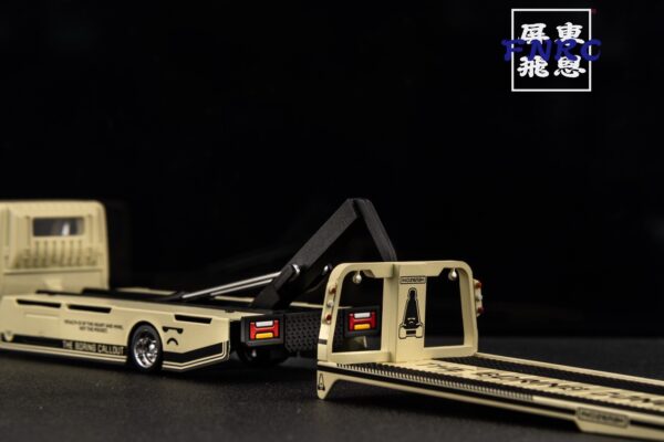 MICROTURBO 1/64 TBC聯名 全落地平板改裝拖車
