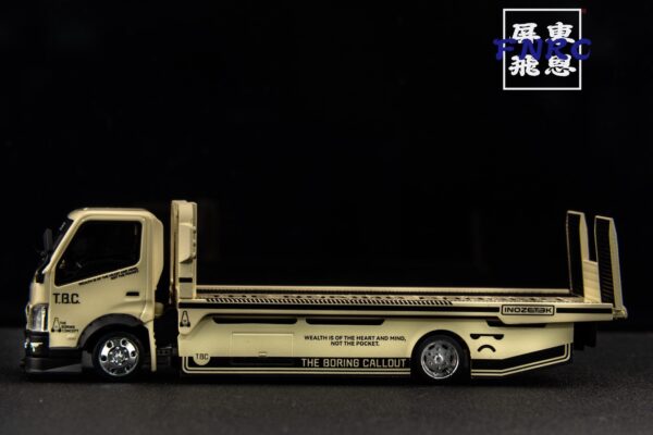 MICROTURBO 1/64 TBC聯名 全落地平板改裝拖車