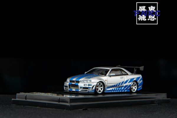 《車友代標》 FS 1/64 Nissan GTR R34 玩命關頭塗裝