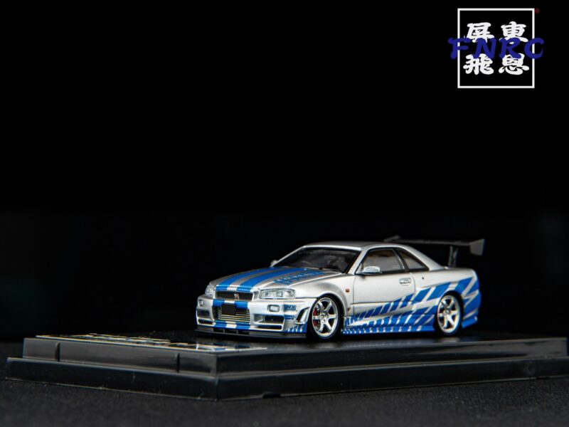 《車友代標》 FS 1/64 Nissan GTR R34 玩命關頭塗裝 《車友代標》 FS 1/64 Nissan GTR R34 玩命關頭塗裝