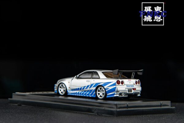 《車友代標》 FS 1/64 Nissan GTR R34 玩命關頭塗裝