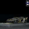 《車友代標》OEM 1/64 Lamborghini LBWK Aventador GTEVO 黑黃