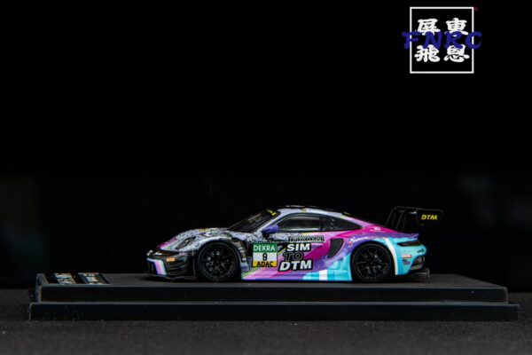 《車友代標》SR 1/64 保時捷 911 GT3 R 彩色9號