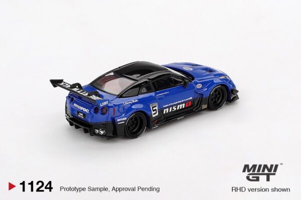 《車友代標》 MINI GT No.1124 LB-Silhouette WORKS GT NISSAN 35GT-RR Ver.2 Blue