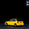《車友代標》 JDM64 Honda Civic Type R EK9 黃色碳蓋