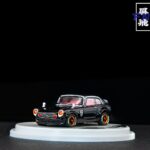 《車友代標》 匠藝 1/64 Honda S800 Coupe 硬頂版黑