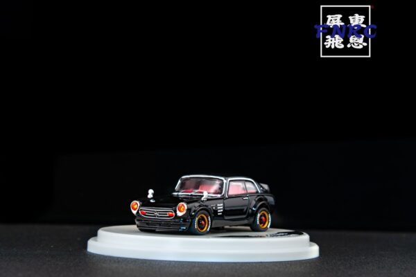 《車友代標》 匠藝 1/64 Honda S800 Coupe 硬頂版黑