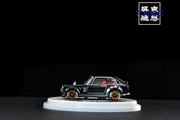 《車友代標》 匠藝 1/64 Honda S800 Coupe 硬頂版黑