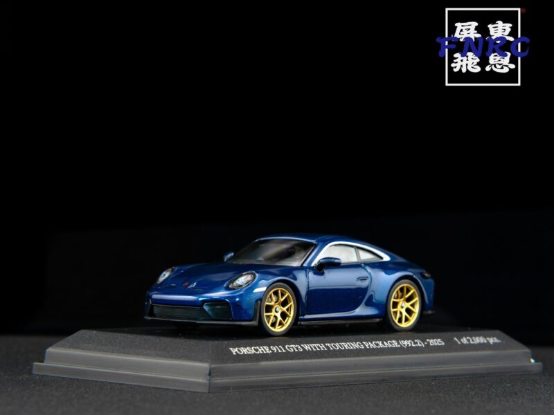 《車友代標》 MINICHAMP 亞洲限定 1/64 保時捷 GT3 Touring 藍色 《車友代標》 MINICHAMP 亞洲限定 1/64 保時捷 GT3 Touring 藍色