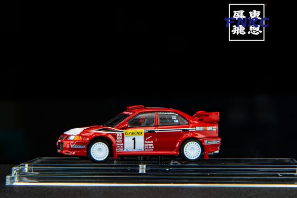 《車友代標》 BMC 1/64 三菱 Lancer EVO 4代 附小配件