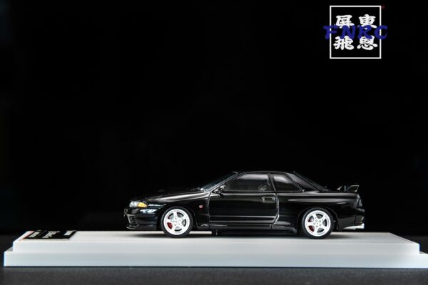 《車友代標》 FH 1/64 Nissan GTR R32 原廠黑 引擎蓋可開