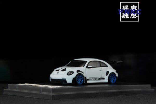 《車友代標》 TIMEMICRO 1/64 金龜車RS 白藍