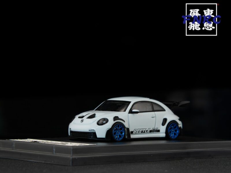 《車友代標》 TIMEMICRO 1/64 金龜車RS 白藍