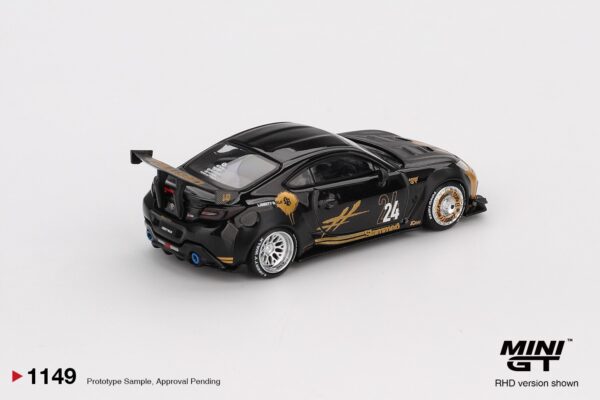 《車友代標》 MINI GT No.1149 Toyota GR86 LB★Nation Black / Gold