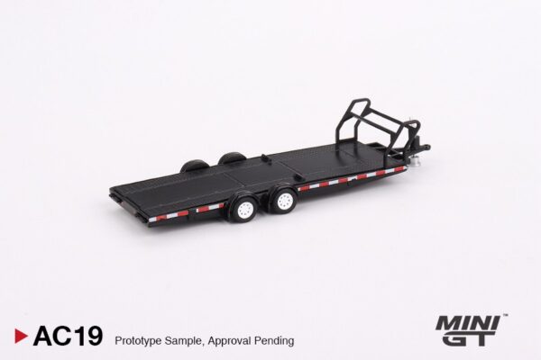 《車友代標》 MINI GT AC19 Car Hauler Trailer Black