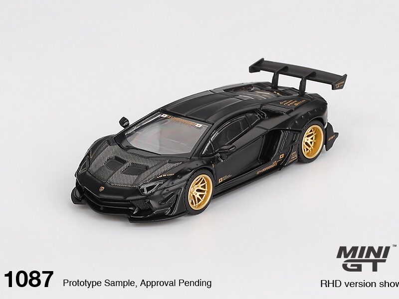 《車友代標》 MINI GT No.1087 LB★WORKS Lamborghini Aventador Limited Edition Matte Black 《車友代標》 MINI GT No.1087 LB★WORKS Lamborghini Aventador Limited Edition Matte Black