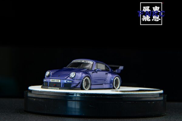 《車友代標》 PGM 1/64 保時捷 RWB 930 豪華版 紫色 全可開