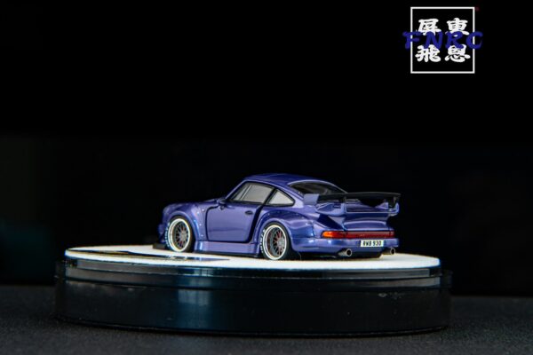 《車友代標》 PGM 1/64 保時捷 RWB 930 豪華版 紫色 全可開